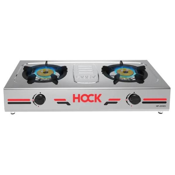 HARGA DISC - Kompor gas hock 2 tungku stainles