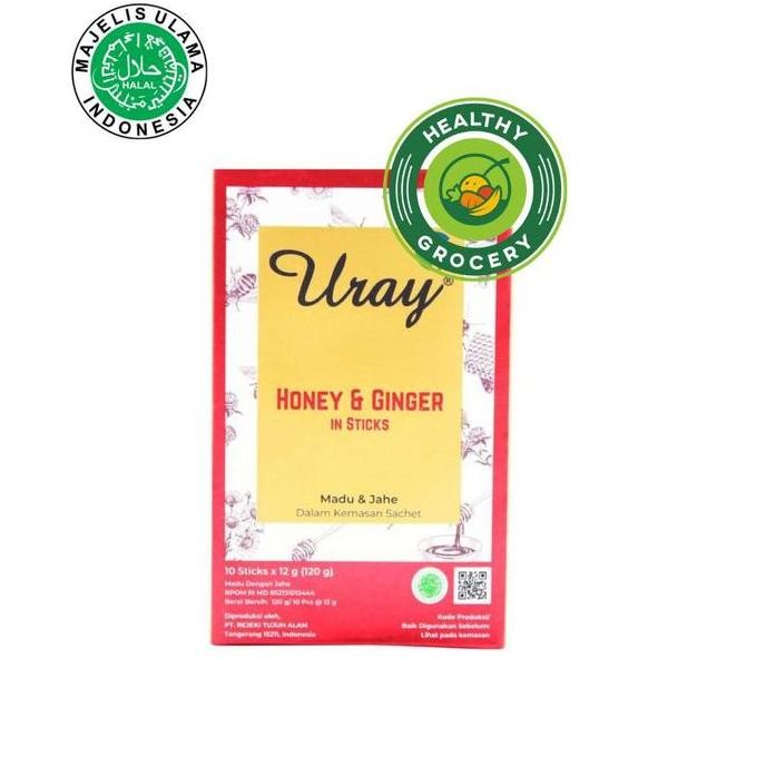 

Produk Terbaik] Uray Honey & Ginger In Stick 10 Stick 120gr