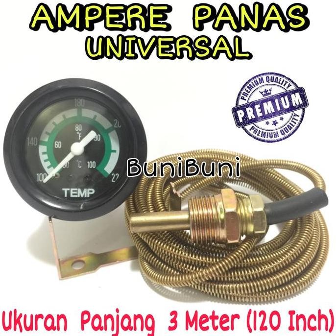 AMPERE PANAS - METER TEMPERATURE / SUHU AIR UNTUK MOBIL & MESIN