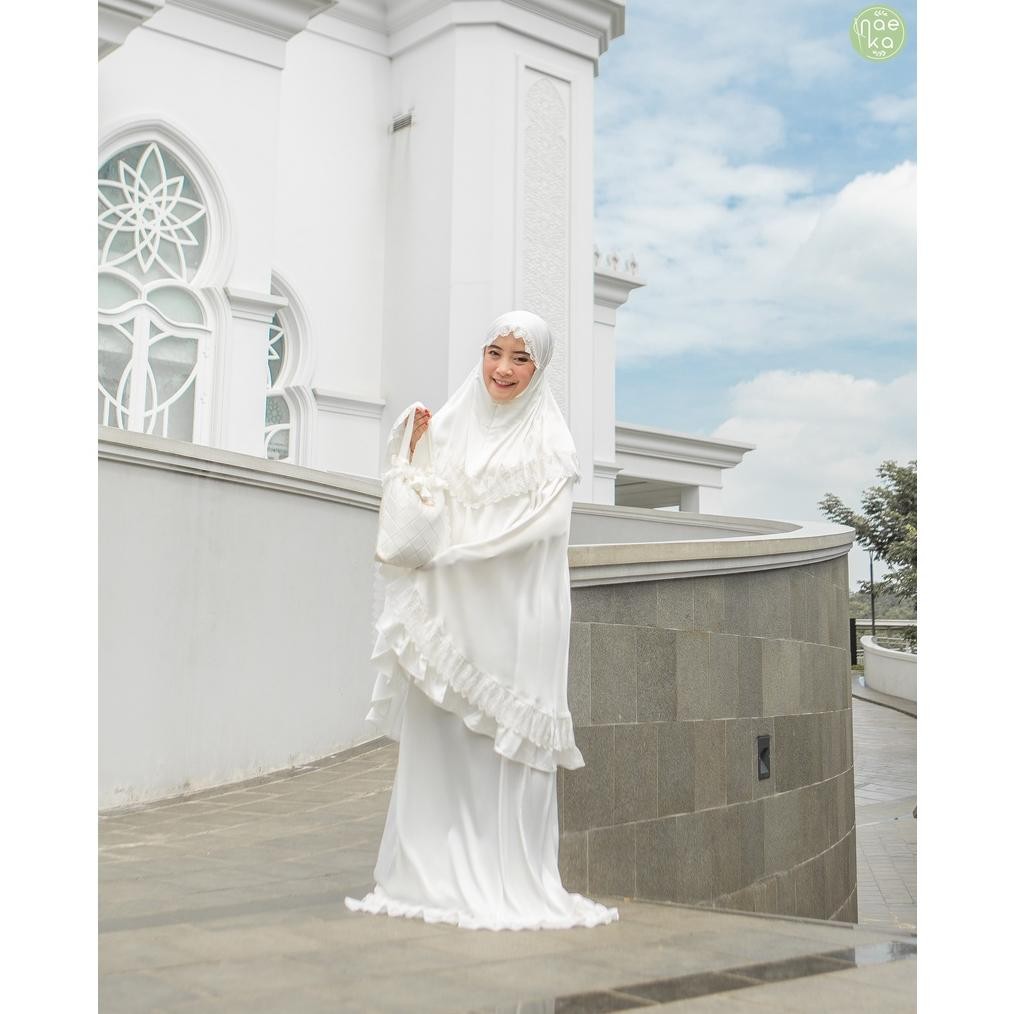SEMPOL Naeka Mukena Hajj 2in1 Series Silk Premium Mukena Umroh