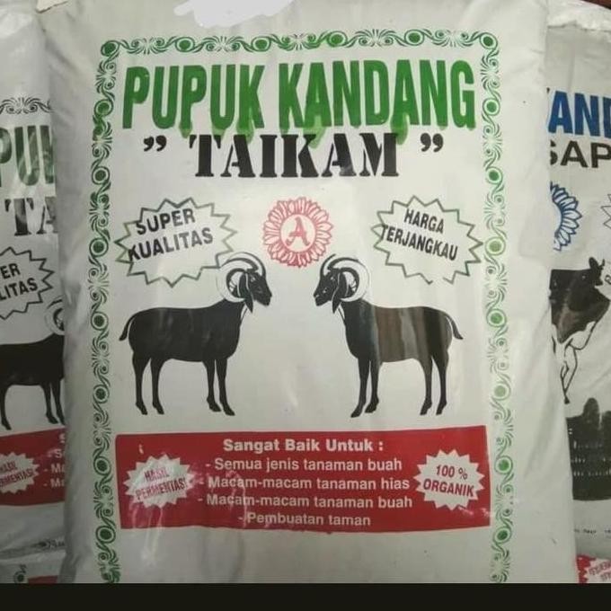 

Terlaris Pupuk Kandang Kambing, Taikam Super, Organik100%, Via Gojek, Grab Only