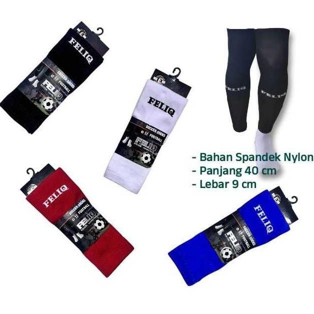 Sambungan Kaos Kaki Bola Panjang / Kaos Kaki Sambung / Leg Sleave Feliq Original