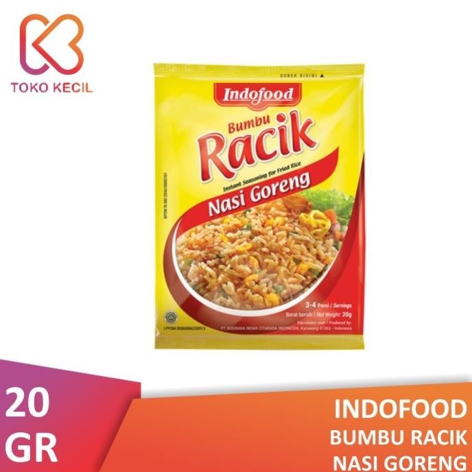 

Produk Unggulan] Indofood Bumbu Racik Nasi Goreng 20gr