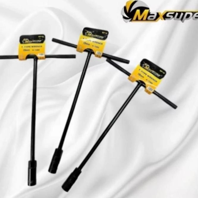 kunci sok sock socket T type wrench 6mm 6 mm MAXSUPE by KAPUSI TOOLS / PROQUIP / WIPRO Asli