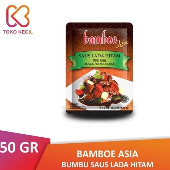 

~@~@~@~@] [PACK] Bamboe Asia Bumbu Saus Lada Hitam 50 GR