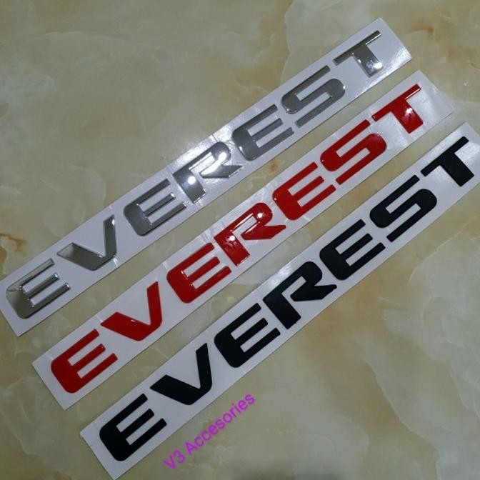TERBARU - Emblem Kap Mesin EVEREST