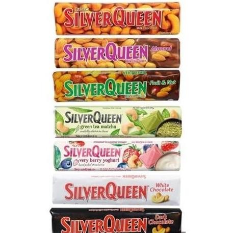 

Baru Silverqueen Milk Chocolate With Cashew Almond 62 Gram / 68 /65