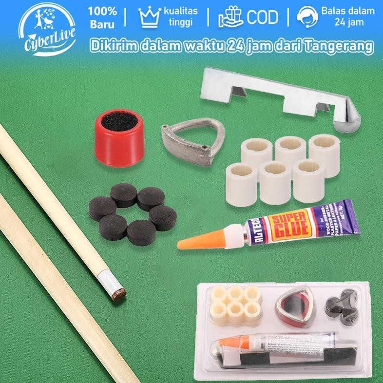Master Cue Tip Repair Tool Set Billiard Multifungsi Reparasi Stick Billiard