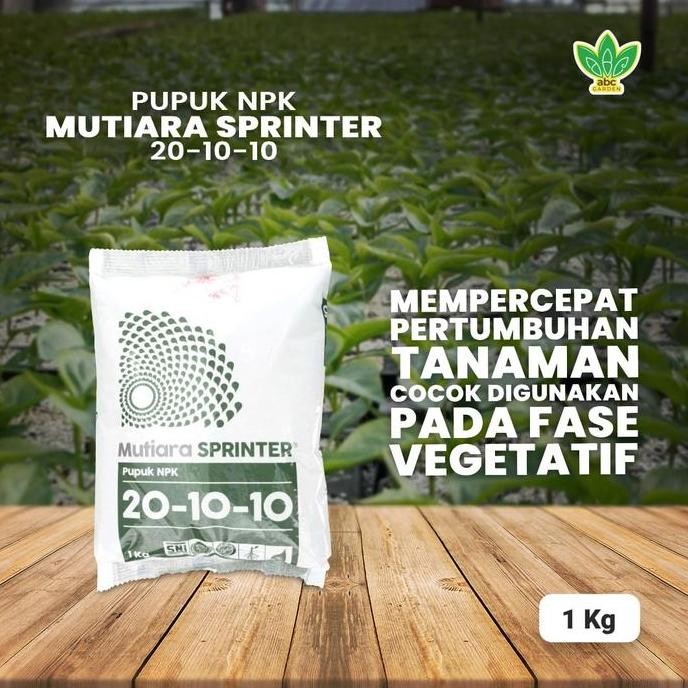 

Terlaris Pupuk Npk Mutiara Sprinter 20-10-10 1 Kg - Untuk Membantu Pertumbuhan Pada Fase Vegetatif