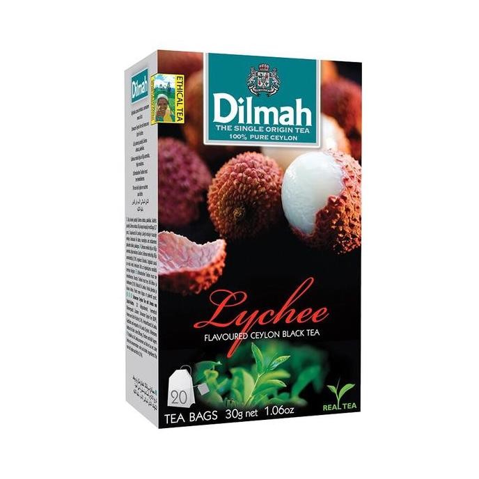 

Baru Teh Dilmah No Envelope 20 Sachet Lychee