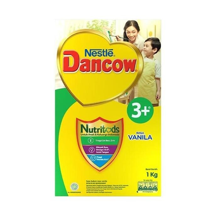 

BARU DANCOW 3+ DENGAN NUTRITODS VANILA/MADU 3-5 TAHUN 1KG