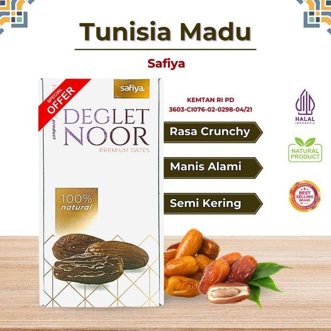 

BARU KURMA TUNISIA MADU 1 KG SAFIYA KURMA PREMIUM ORIGINAL