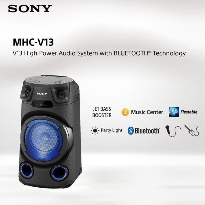 SONY High Power Audio System MHC-V13D with BLUETOOTH