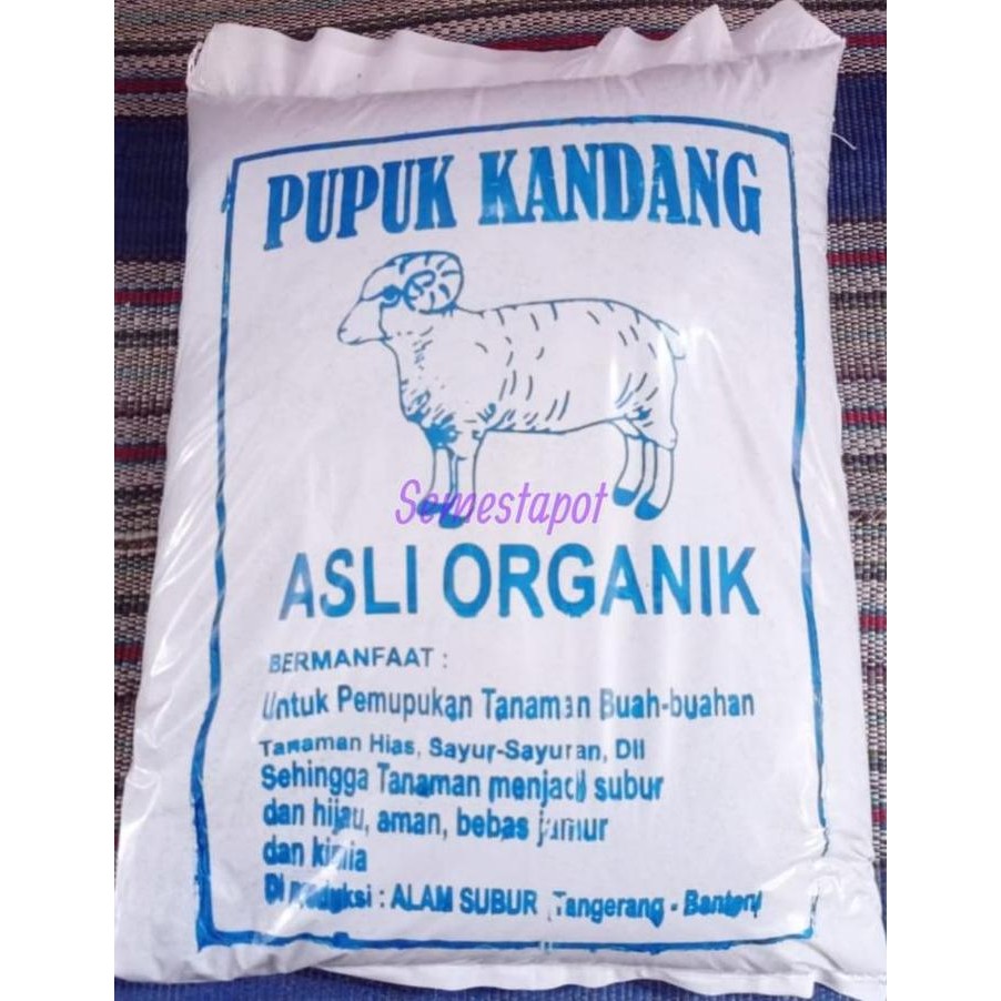 

Terlaris Khusus Gosend/Grab Pupuk Kandang Kambing Alus Alam Subur Karung