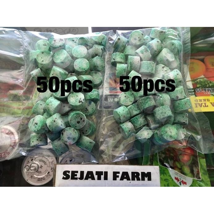 

Terlaris Pupuk Starter | Npk Tablet Ijo | Isi 50 Butir | Pupuk Serbaguna