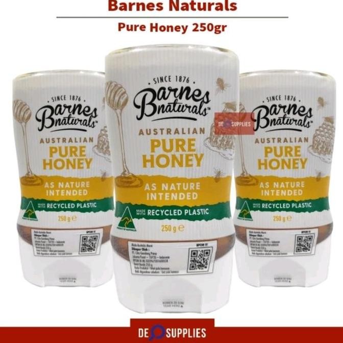 

BARU BARNES NATURALS PURE HONEY 250GR - MADU AUSTRALIA MURNI HALAL
