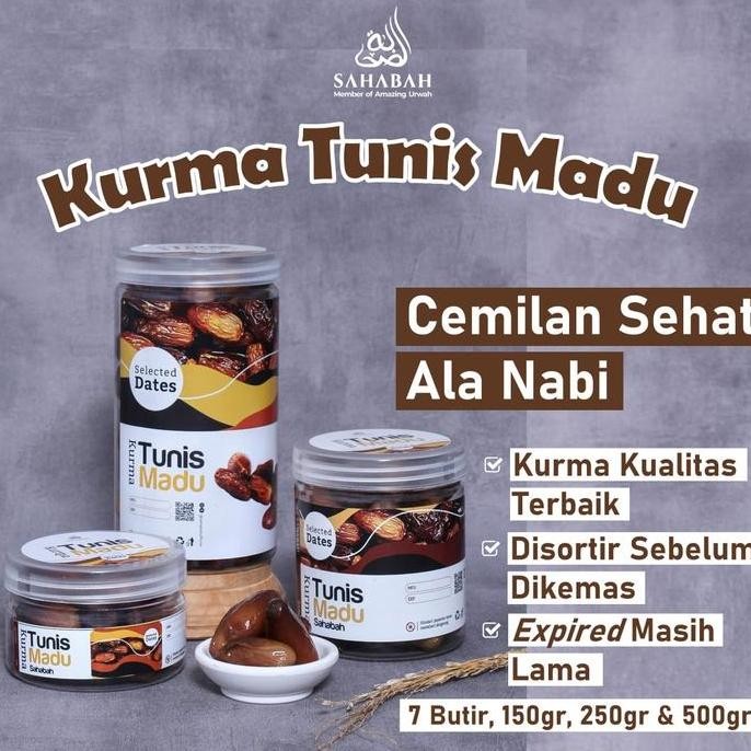 

BARU KURMA TUNIS MADU SAHABAH PREMIUM - KURMA TUNISIA MADU - KURMA MADU