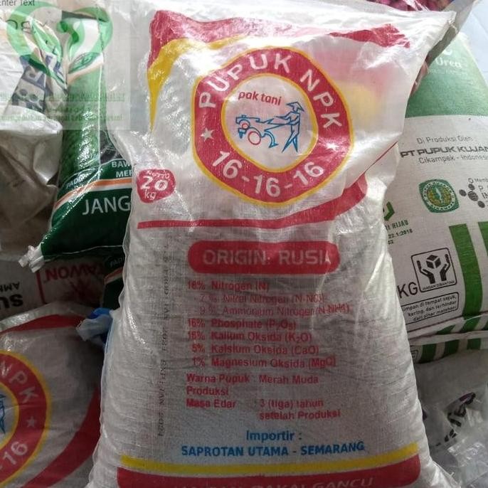

Terlaris Pupuk Npk 16 16 16 Merah Isi 20Kg Dari Pak Tani