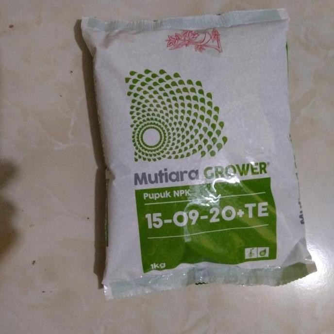 

Terlaris Mutiara Grower Pupuk Npk 15-09-20+Te 1Kg