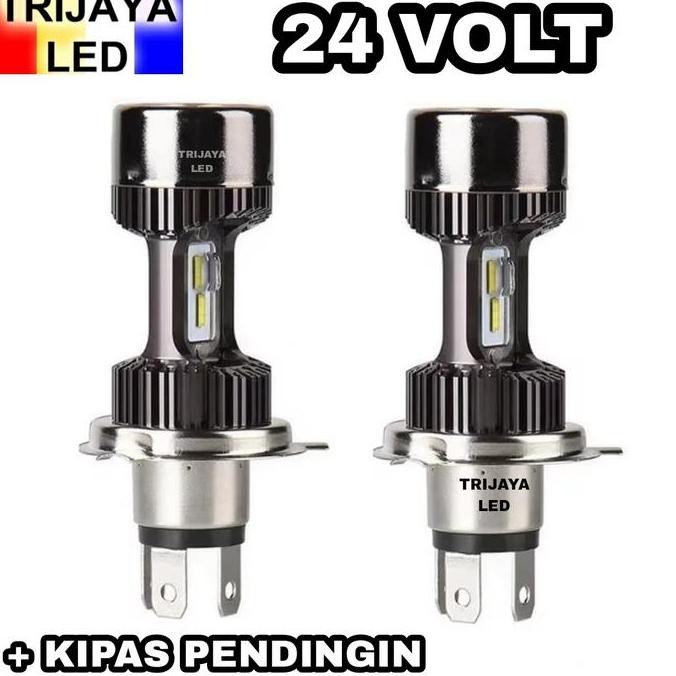 tersedia lampu led utama depan 24 volt h4 angel kipas pendingin 90 watt truk
