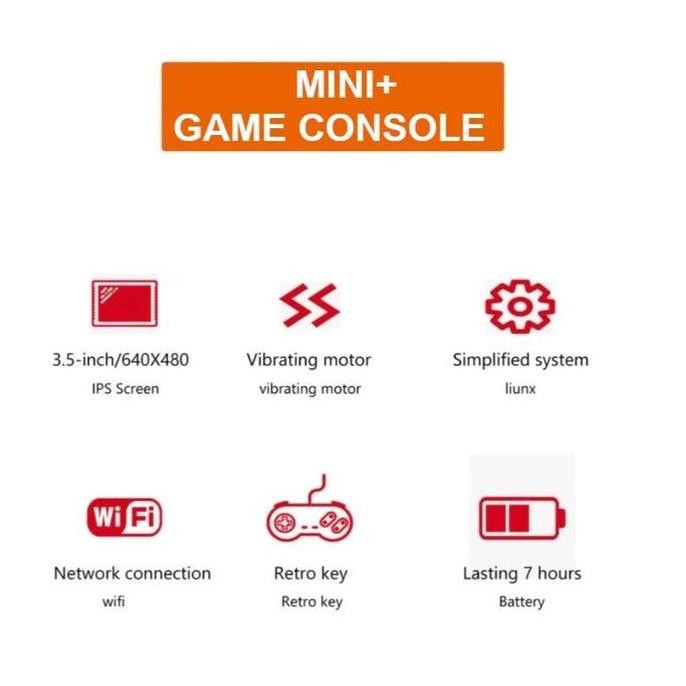 new MINI+ Plus Game Console Retro Handheld Game Classic PS1 Portable Mini