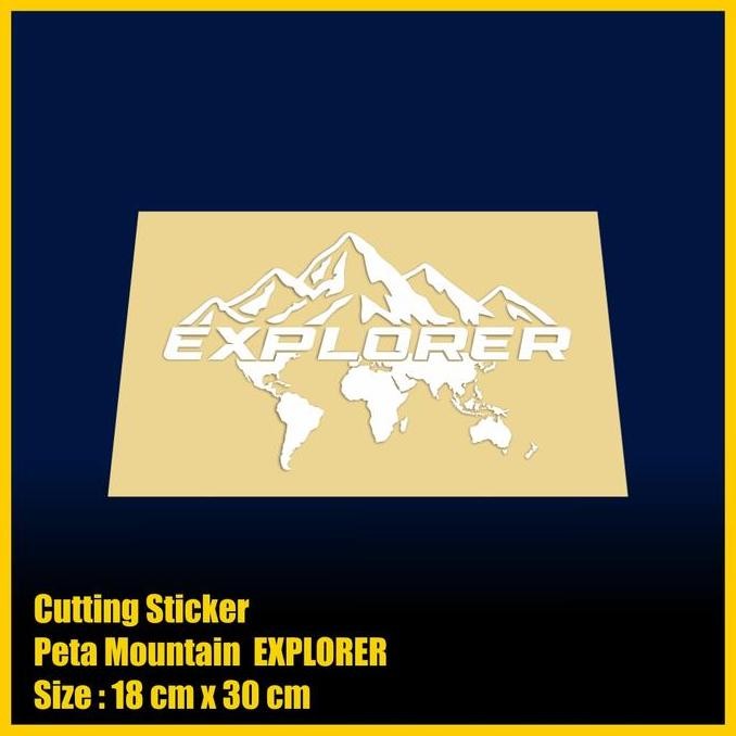 

Promo Stiker Cutting Peta Explorer Mountain COD