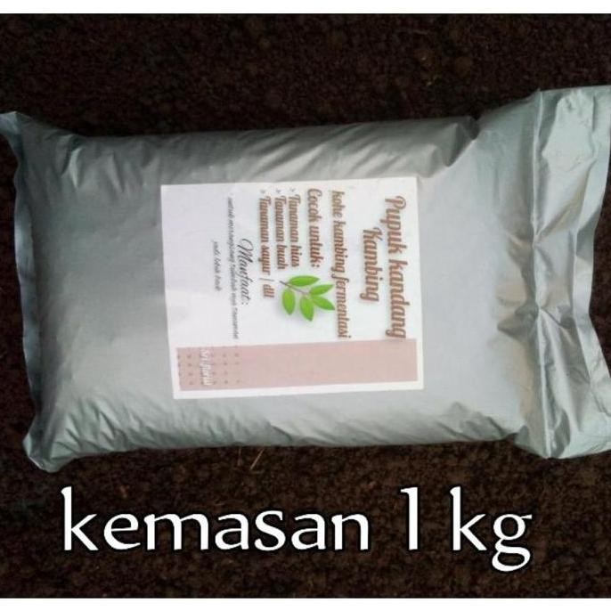 

Terlaris Re27 Pupuk Kandang Kambing Organik 1Kg ( Kohe Kambing ) Butiran Halus Sudah Difermentasi