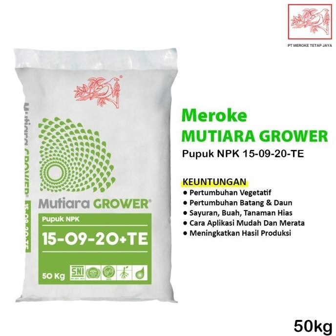 

Terlaris 50 Kg - Pupuk Tanaman Meroke Npk Mutiara Grower 15 09 20