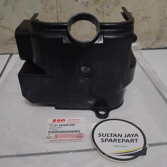 COWLING CYLINDER COVER TUTUP BLOK MESIN KIRI SPIN 125 SKYWAVE HAYATE ORI SGP murah