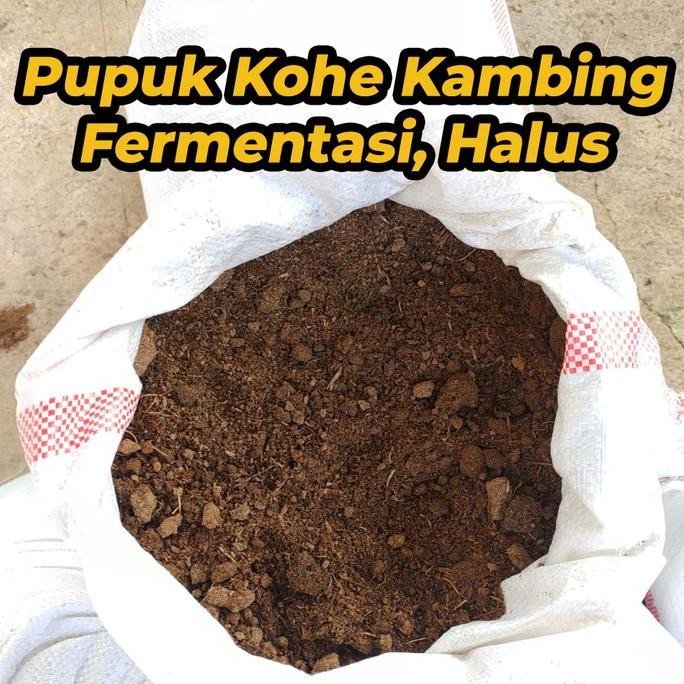 

Terlaris Pupuk Kohe Kambing Fermentasi Halus 1 Kg Pupuk Kandang Siap Pakai