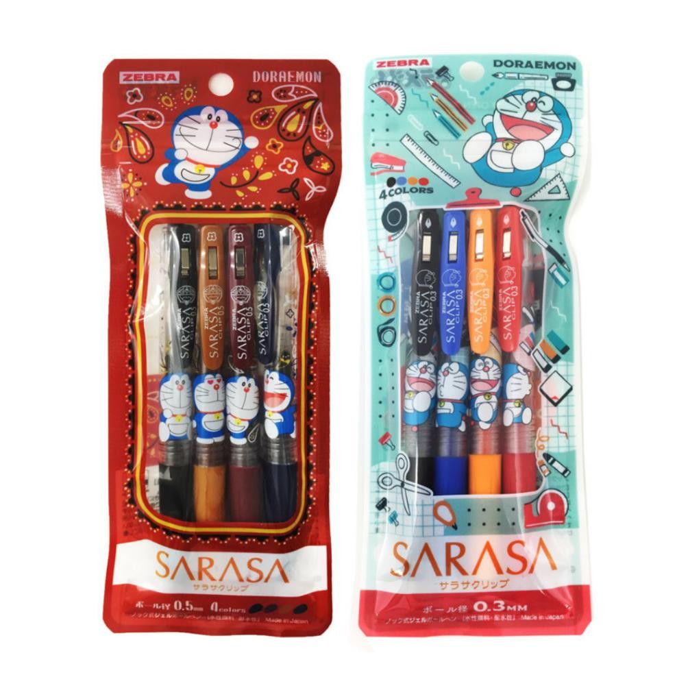 

Ready Zebra Sarasa Doraemon Vintage Showa Note 0.3Mm 0.5Mm Gel Ink Pen Limited Edition