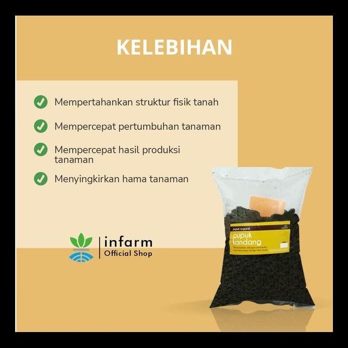 

Terlaris Media Tanam Organik Pupuk Kandang 1,3 Liter Infarm