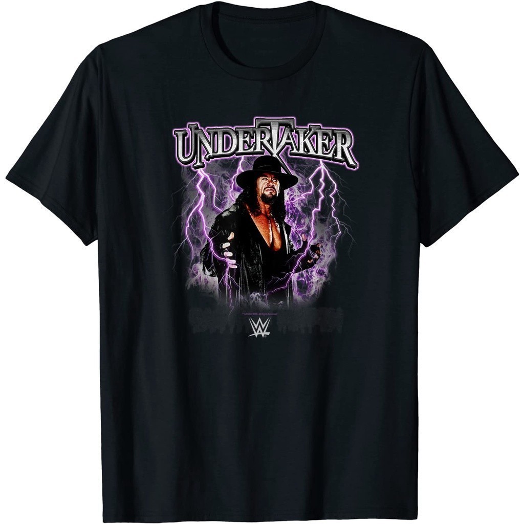 Baju Kaos WWE Undertaker Lightning Poster T-Shirt Premium Cotton Combed 24s Original 100% | Pinky Pr