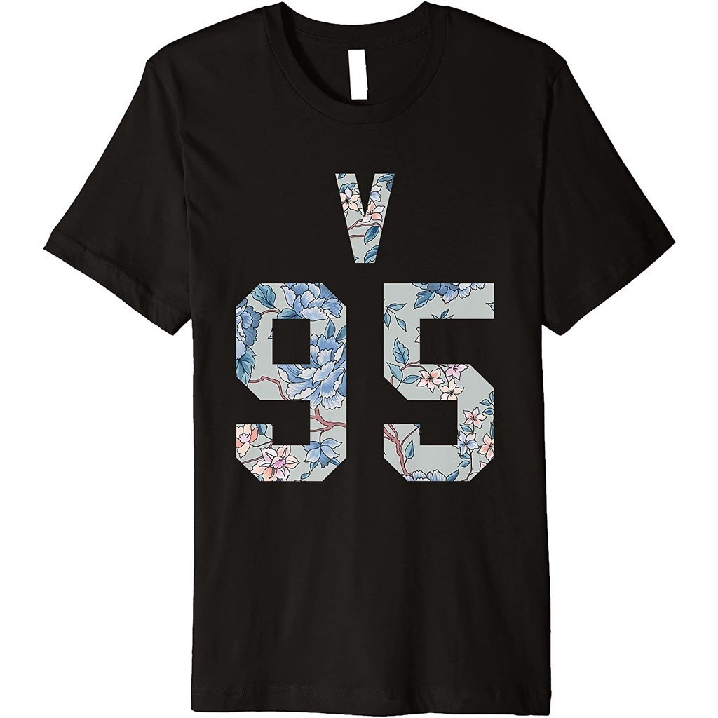 Baju Kaos Official BTS V 95 Kpop Bangtan Boys Merchandise BTS10FLRT-Shirt Premium Cotton Combed 24s 