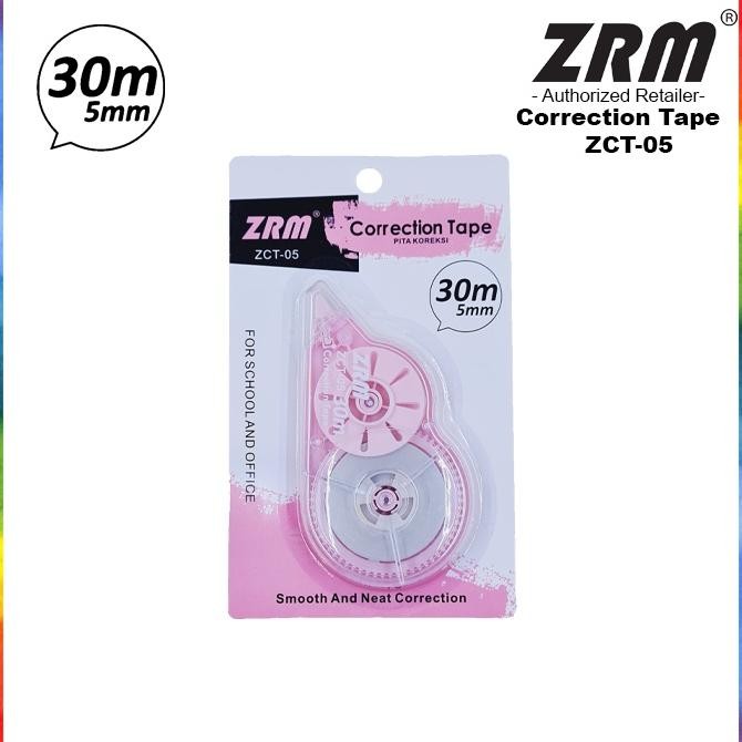 

Ready Correction Tape 30M / Tip Ex Pita 30M Zrm Zct-05