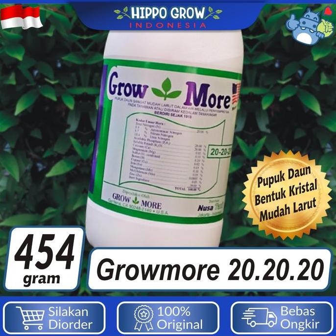 

Terlaris Pupuk Growmore 20 20 20 Npk Grow More Seimbang Kemasan Botol Pabrik