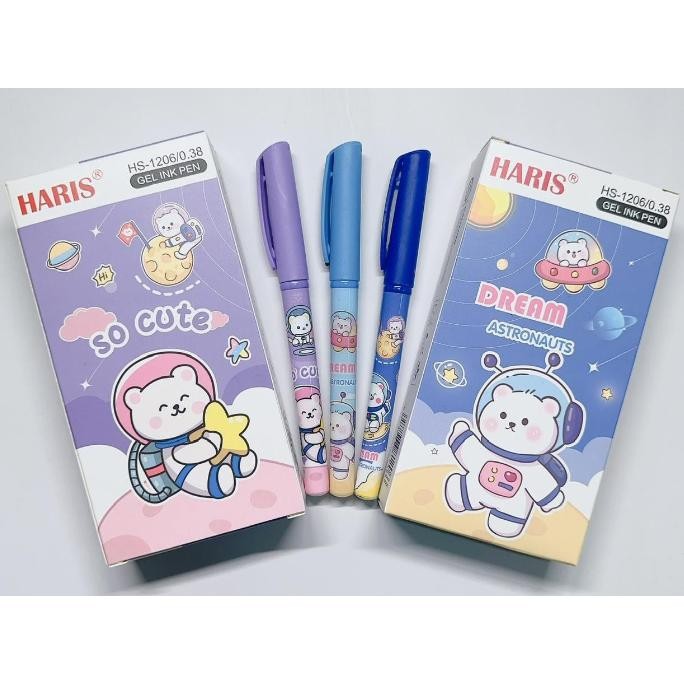 

Ready (12Pcs) Pulpen Fancy Karakter Lucu / Pen Gel Motif Cewe Cowo