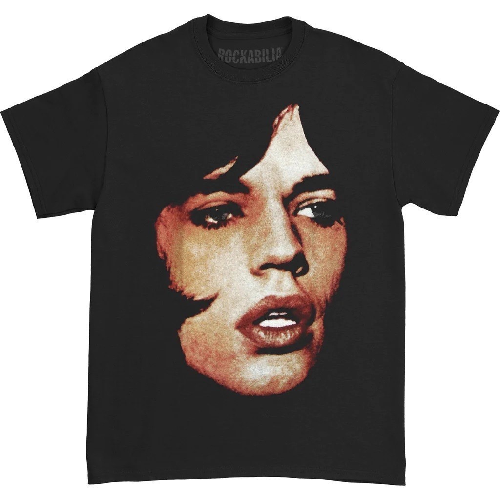 Baju Kaos The Rolling Stones Mick Portrait T-Shirt Premium Cotton Combed 24s Original 100% | Pinky P