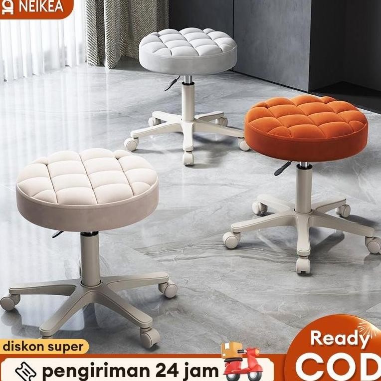 Kursi Hidrolik Kursi Salon Kursi Putar Kursi Facial  Kursi Bulat Roda Kursi Lab