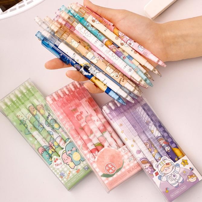 

Ready 1 Set 6Pcs Pensil Mekanik 0.5 Mm Motif Kartun Lucu / Pensil Mekanik 0.5 Mm Motif Lucu Imut Pgs
