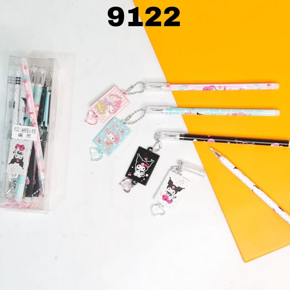 

Ready (12Pc) Pena Ballpen Pen Gel Motif Gantung Foto Sanrio 9122