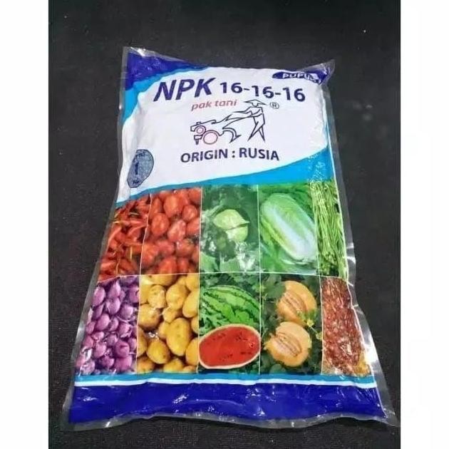 

Terlaris Pupuk Npk 16-16-16 Pak Tani 1Kg