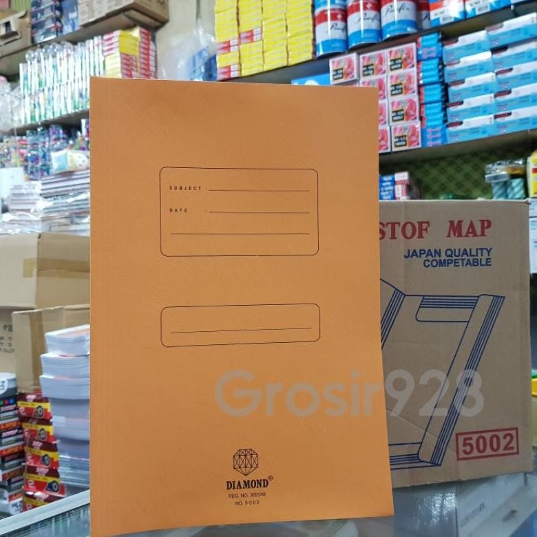 

Ready Stopmap / Map Folder Folio Diamond 5002 Kuning/Hijau/Orange (Isi 50 Lembar)