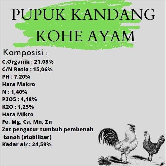 

Terlaris Pupuk Kandang Kohe Ayam Satu Engkel Khusus Bandung Area
