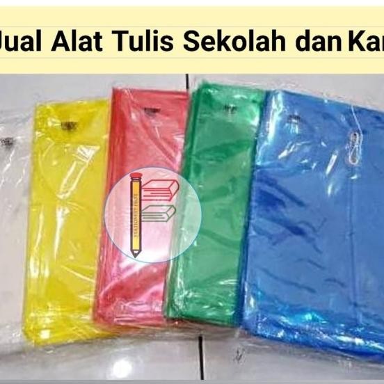 

Ready Map Amplop Plastik Tali Kancing Folio Transaparan Folder One Felix