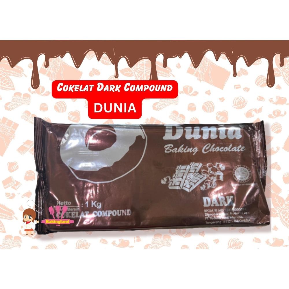 

Ready stok Terlaris Cokelat Dunia batang 1kg Dark Chocolate Compound Termurah