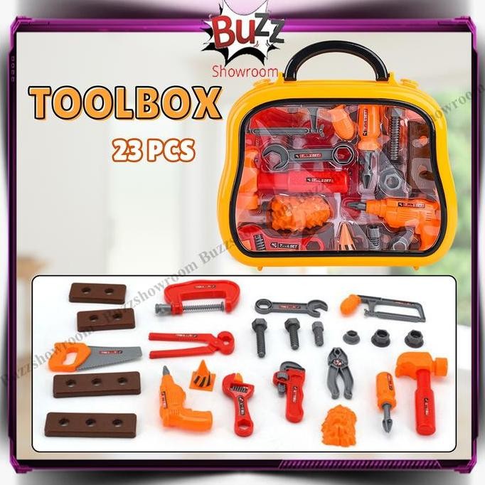 ToolBox Tools set toys mainan alat perkakas obeng Engineering Tool Box