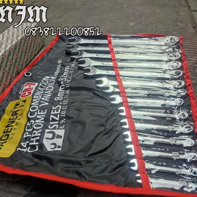 Terjangkau Kunci Ring Pas Set 8 - 32 Mm Wagener Kunci Ring Pas 14 Pcs Germany