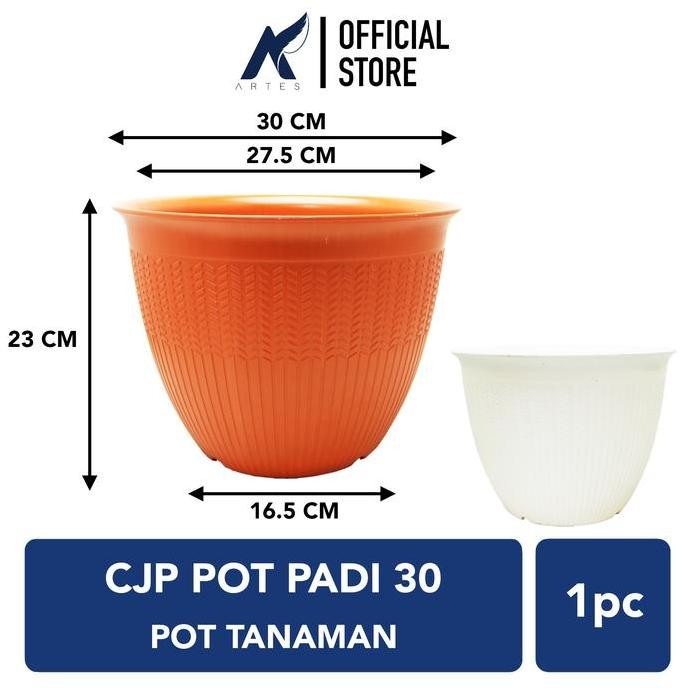 

Terlaris Cjp Pot Padi 30 Tanaman-Tumbuhan-Bunga-Dll Plastik Diameter Atas 30 Cm