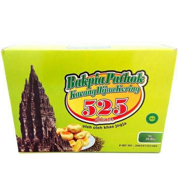 

Terlaris Bakpia Pathok 525 Kering Oleh Oleh Khas Jogja - Isi 20 - Kacang Hijau
